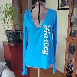 Harley-Davidson Top, Blue, XL, NWT